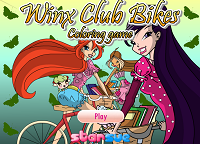 Велосипеды в Клубе Винкс игра для девочек