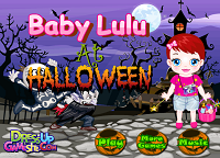 Малышка Лили на празднике Хэллоуин