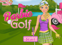 Барби готовится к турниру по гольфу