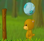 Медвежата играют в волейбол