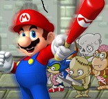 Марио сражается с зомби