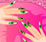 Гламурные ногти для супер Барби