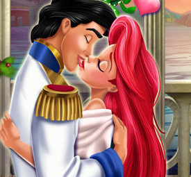 Поцелуй русалки Ариэль и принца Эрика
