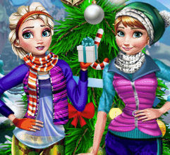 Новогодние каникулы с Эльзой и Анной